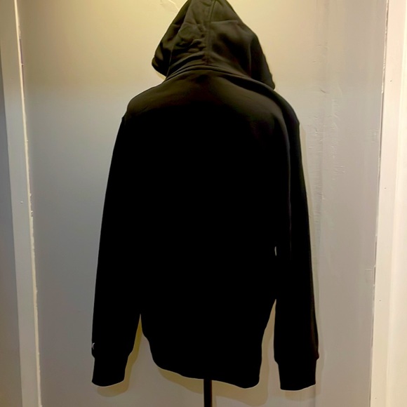HURLEY Medium Sized Black Fleece Pullover Hoodie $68 - Picture 2 of 12